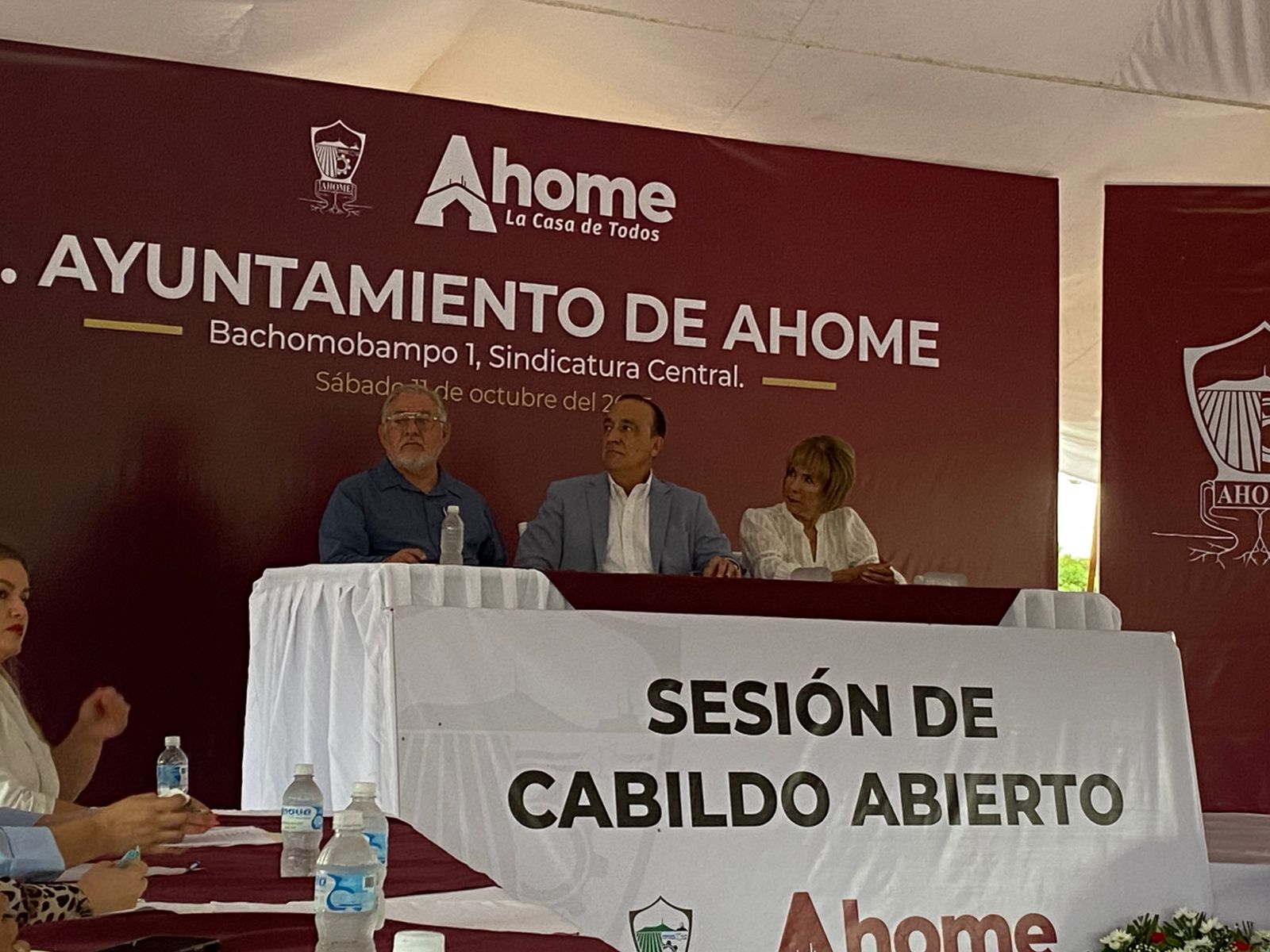 Celebran Cabildo Abierto en Bachomobampo Uno, Ahome