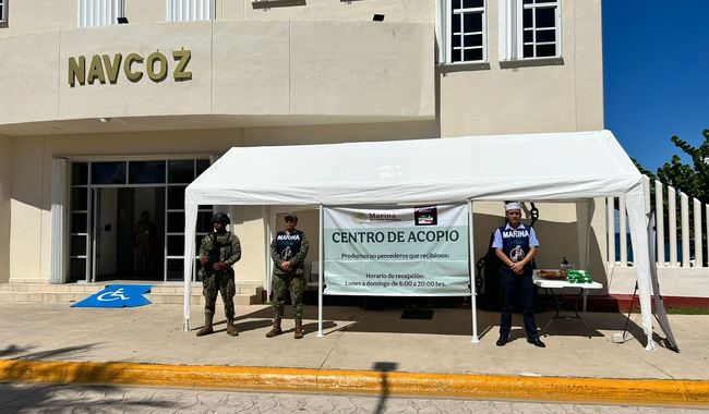 Centros de acopio de la Semar