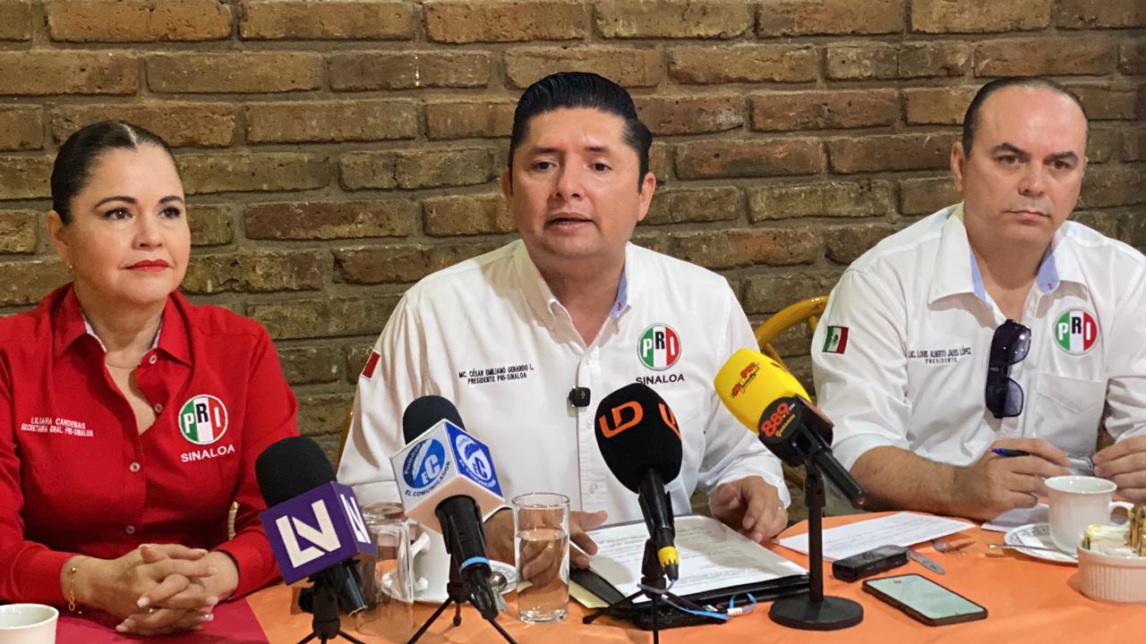 César Emiliano Gerardo Lugo, dirigente del Partido Revolucionario Institucional (PRI) en Sinaloa.