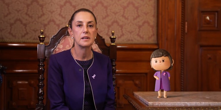 Sheinbaum anuncia Modelo de Atención Universal de Cáncer de Mama: 
