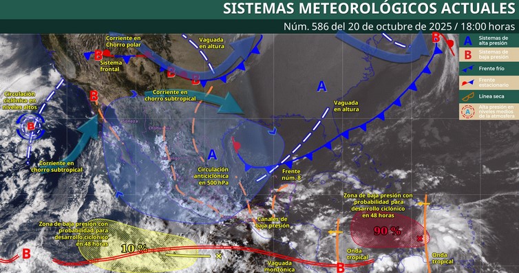 Clima: ¿Cuál es el pronóstico para la noche de este lunes y la madrugada del martes?