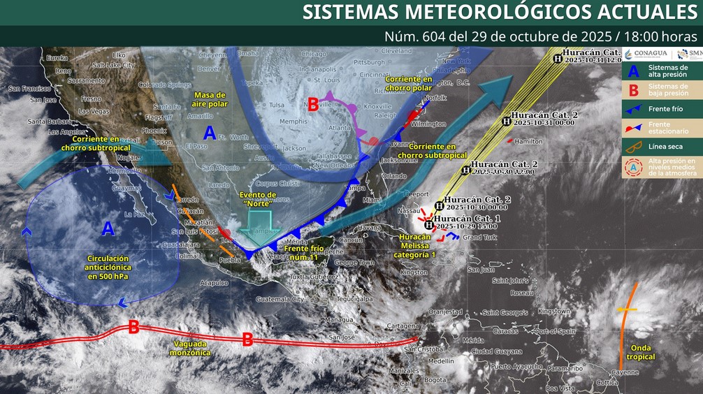 Lluvias y evento de 