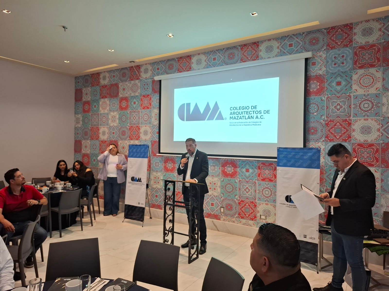 Conmemoración del Día Nacional del Arquitecto por los integrantes del Colegio de Arquitectos de Mazatlán, A.C.