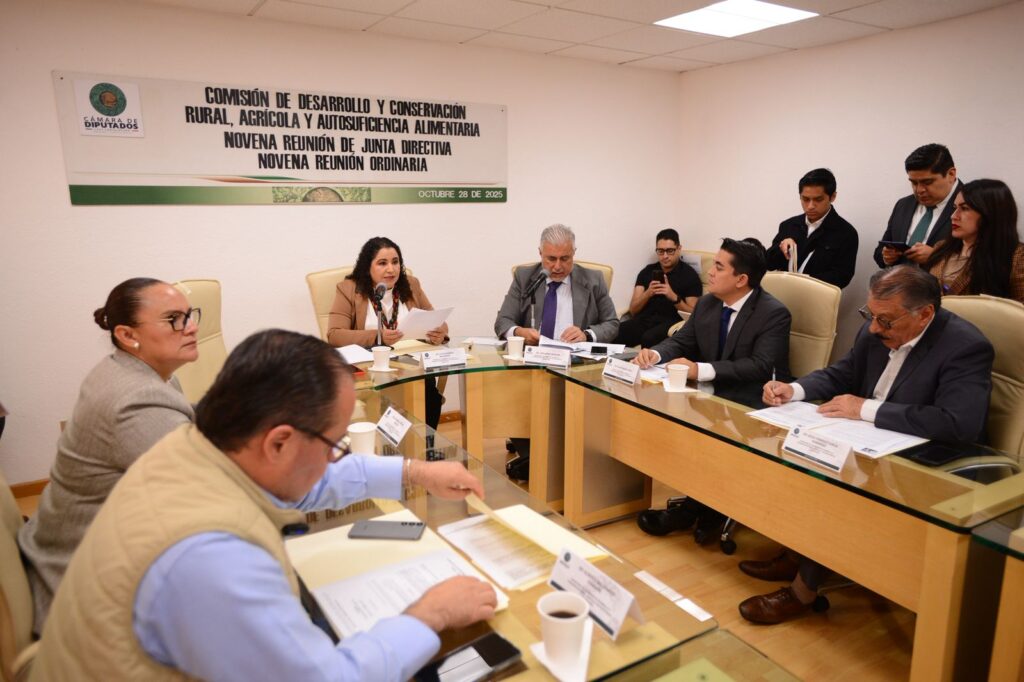 Reunión de la Comisión de Desarrollo Rural del Congreso de la Unión.