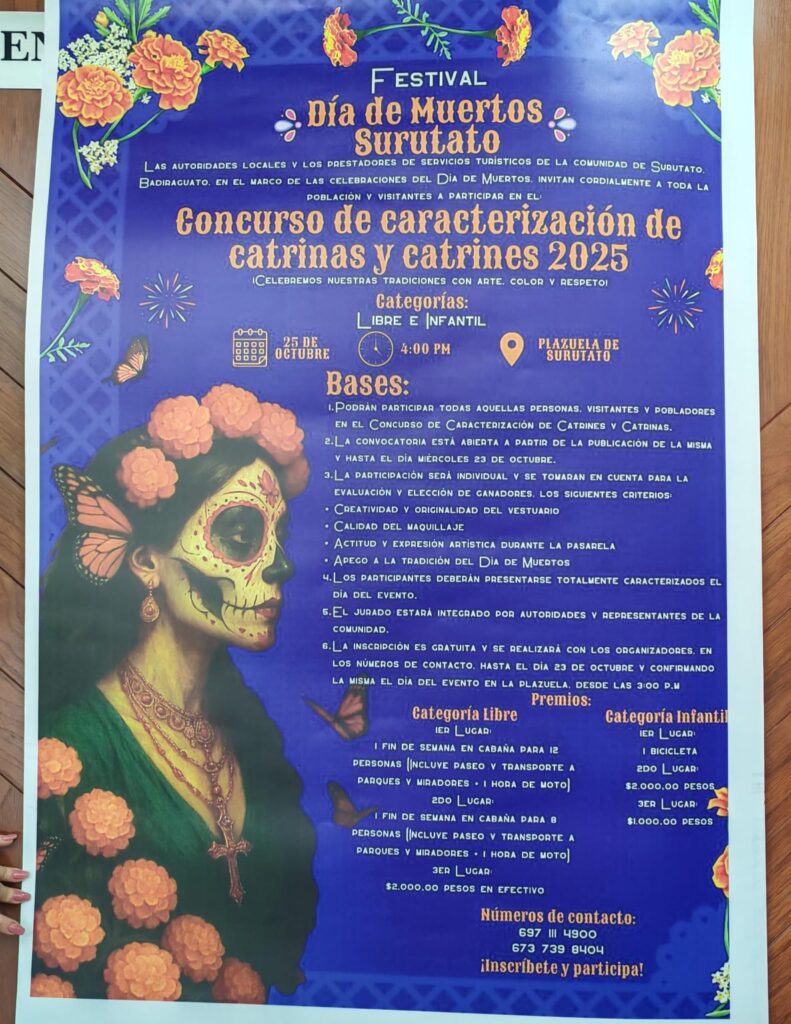 Invitan al Concurso de caracterización de catrinas y catrines