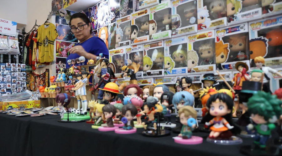 Figuras anime de colección en la Conven Show