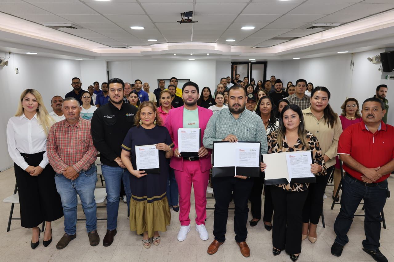 Alcalde de Elota firma convenio con Centro de Rehabilitación Femenil