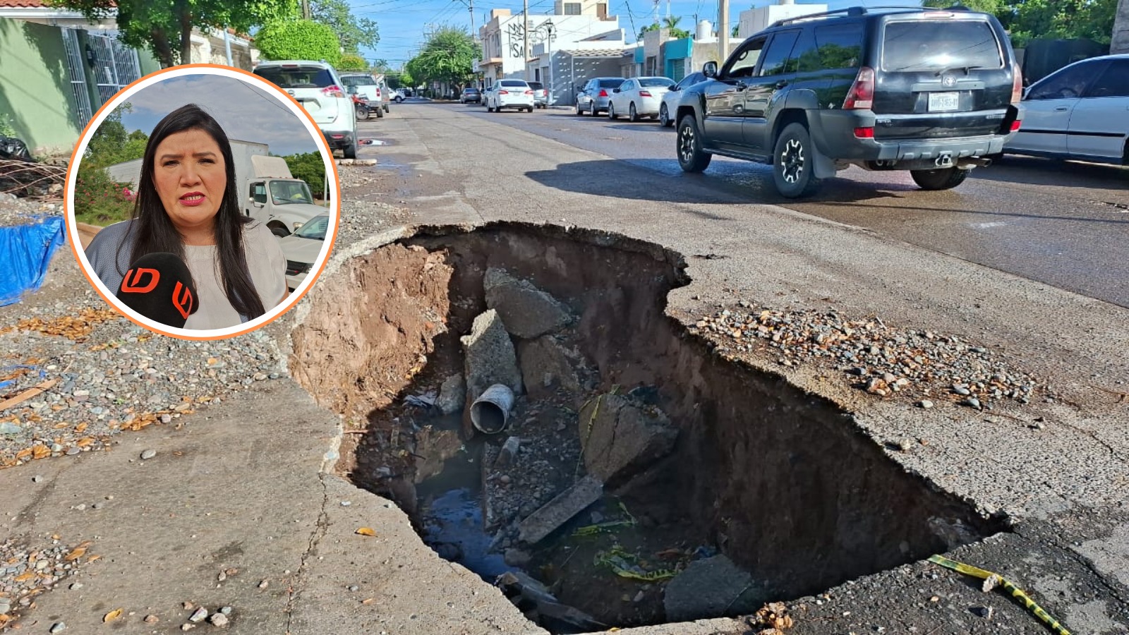 Rescate de drenaje en Guasave