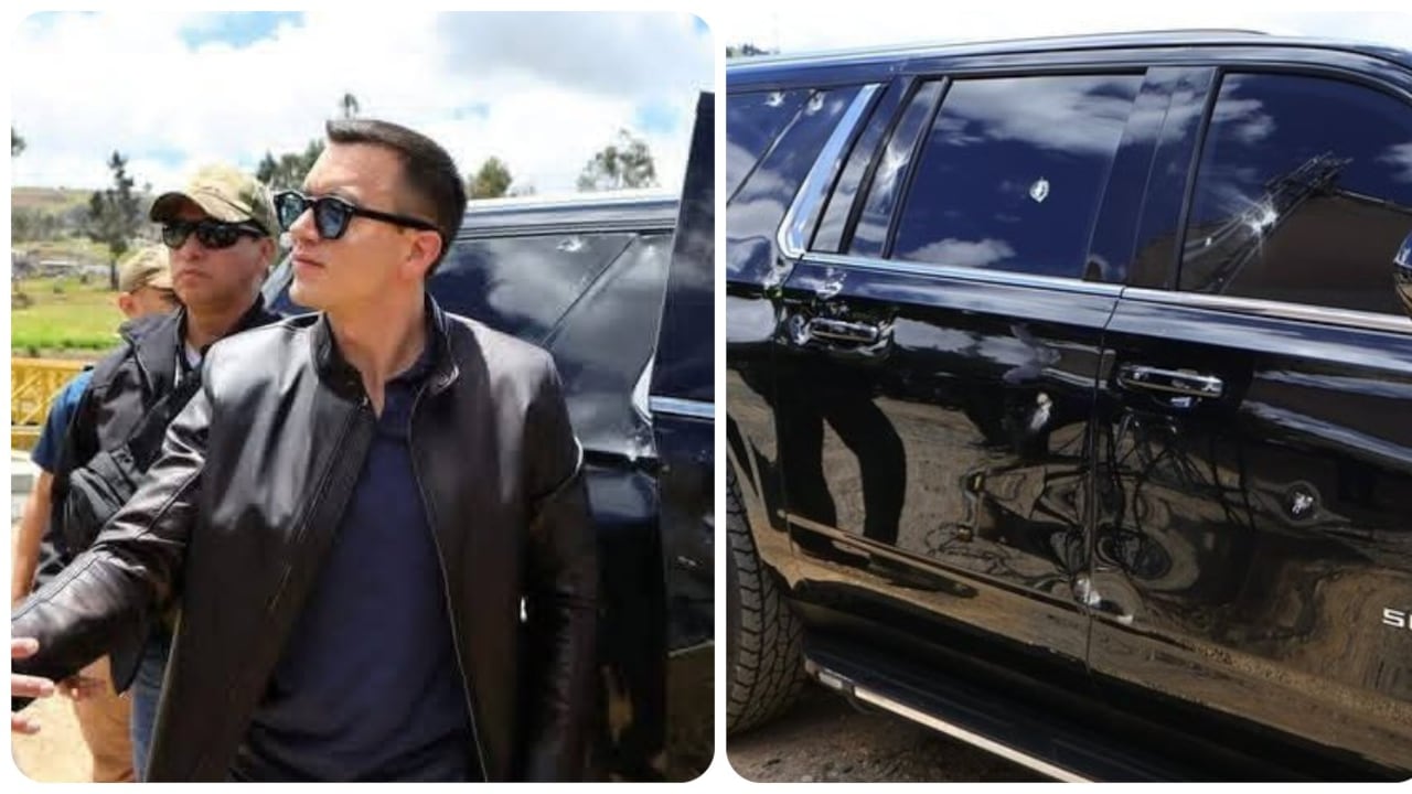 Reportan ataque contra la caravana de Daniel Noboa en Ecuador; el presidente resulta ileso