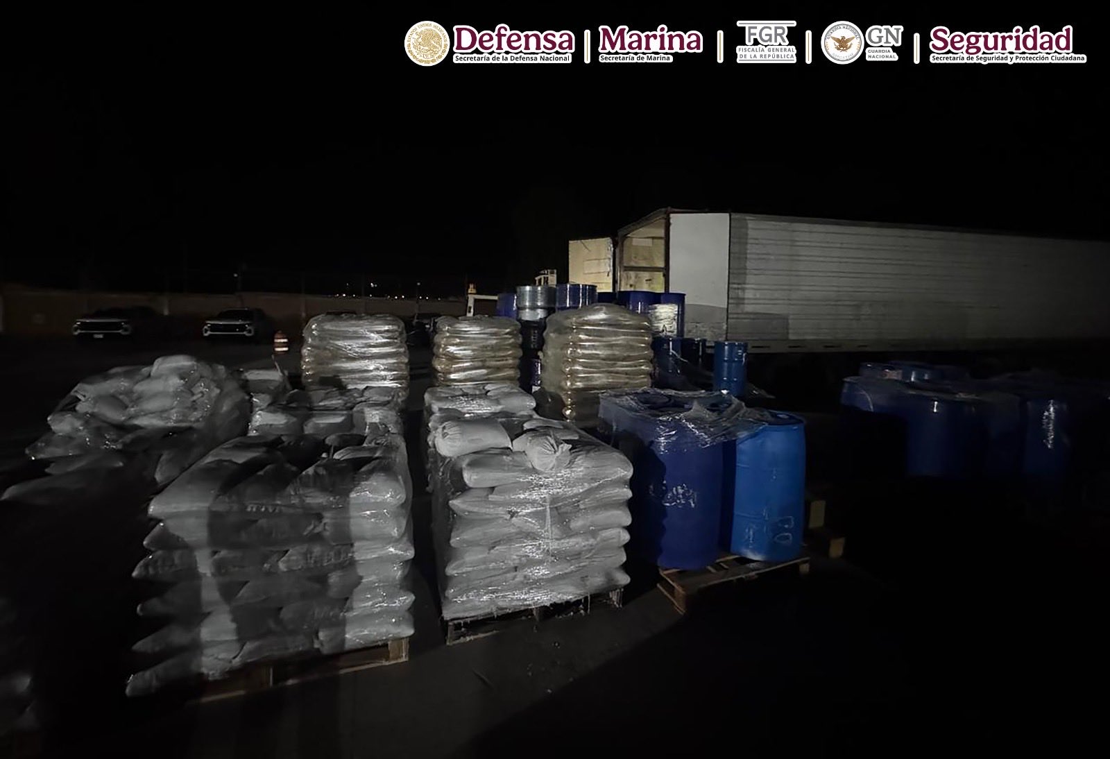 Decomiso de droga en carretera de Durango