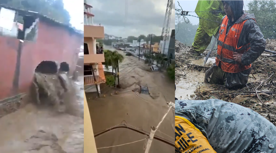 Intensas lluvias muertos en méxico