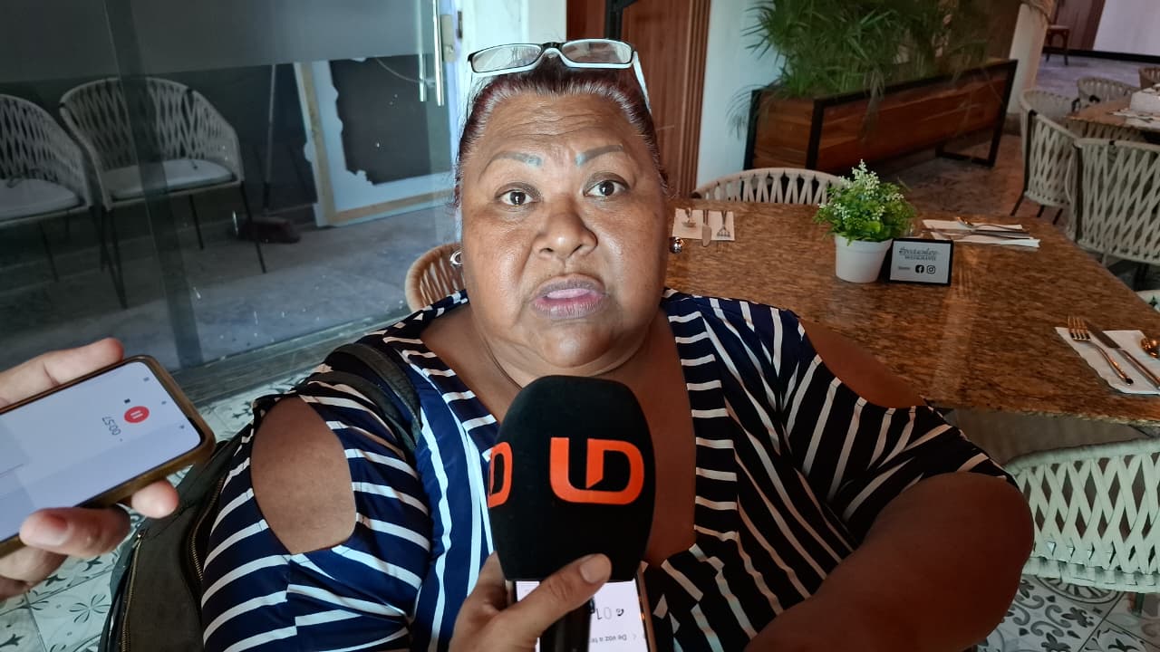 Elba Alicia Espain, líder de las empacadoras de camarón.