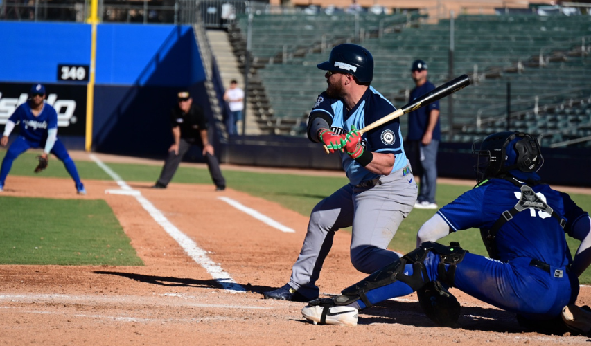 Esteban Quiroz tomando turno con Algodoneros