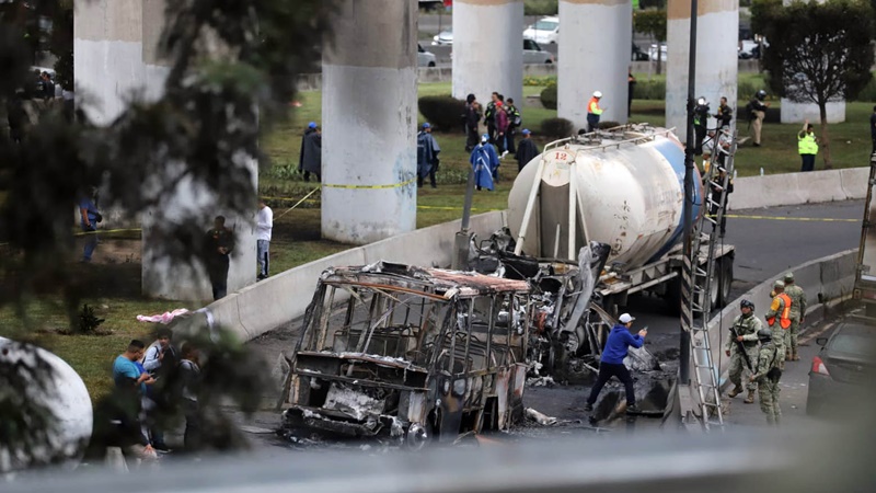 Fallece adolescente tras explosión de pipa en Iztapalapa