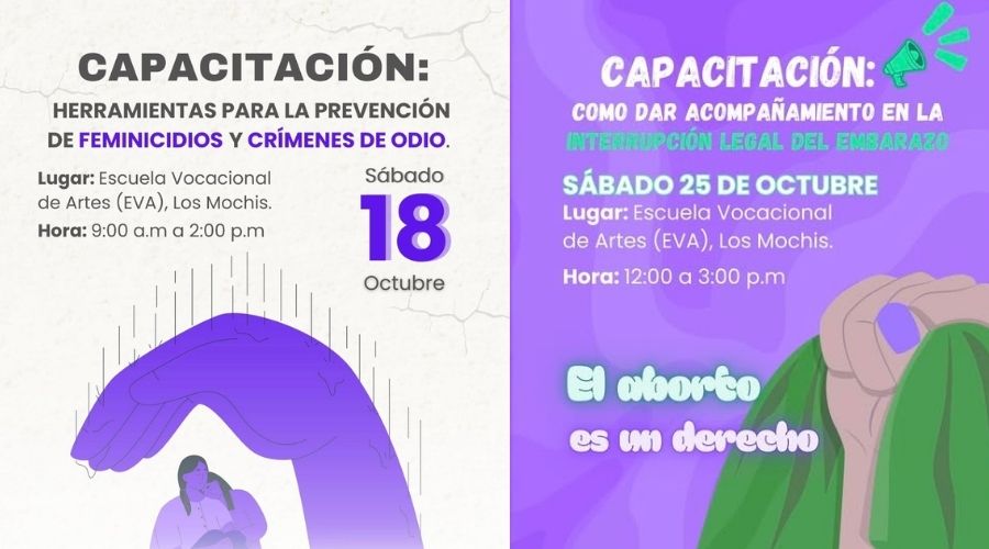 Feministas lanzan agenda de actividades en Los Mochis