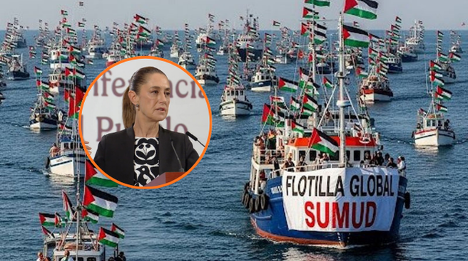 Sheinbaum exige “repatriación inmediata” de 6 mexicanos detenidos en Israel en flotilla humanitaria