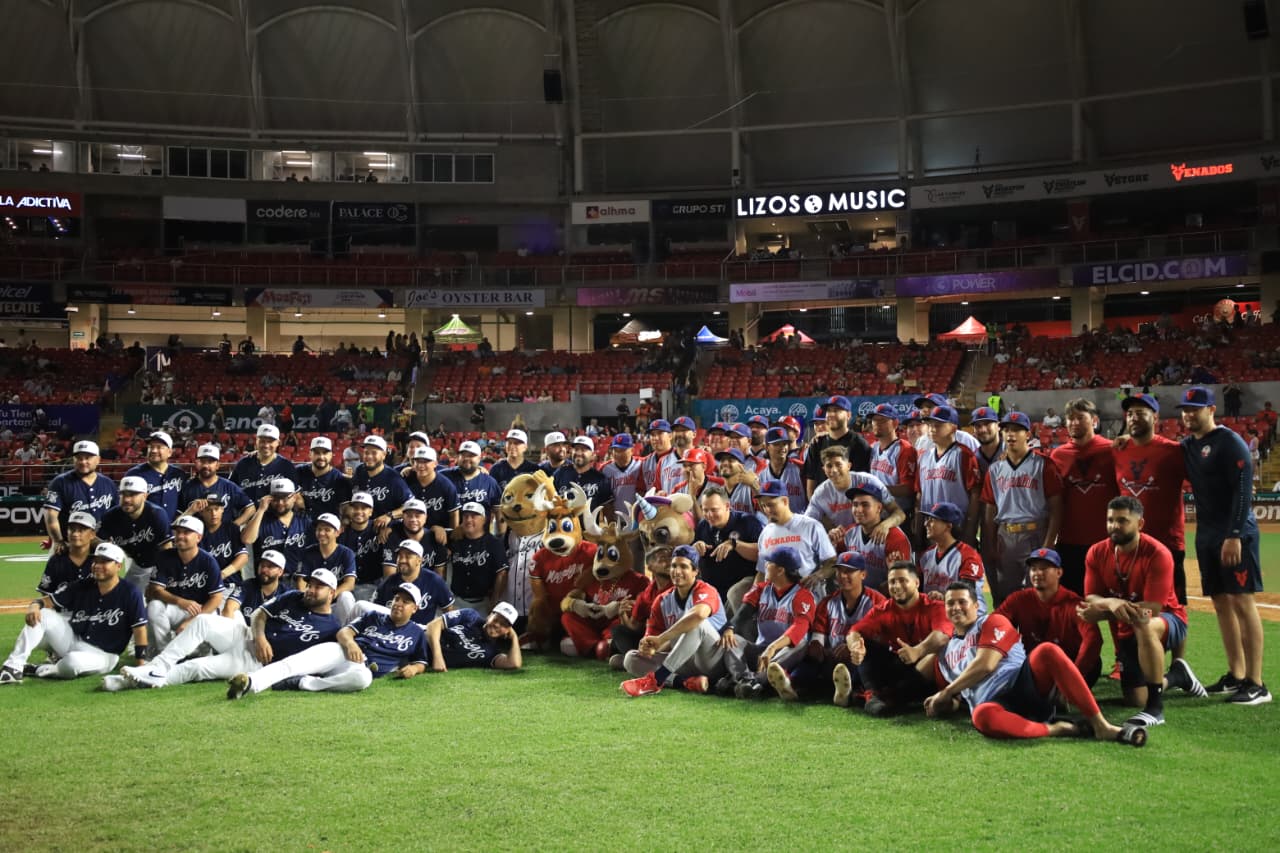 Fortalecen lazos Venados de Mazatlán y Banda MS con juego de exhibición previo a inicio de la LMP