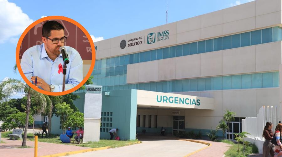 Control militar en el Hospital General de Culiacán