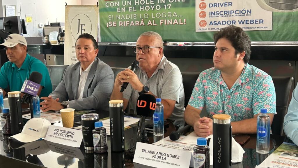 Humberto Salcido, comité de golf del Country Club.