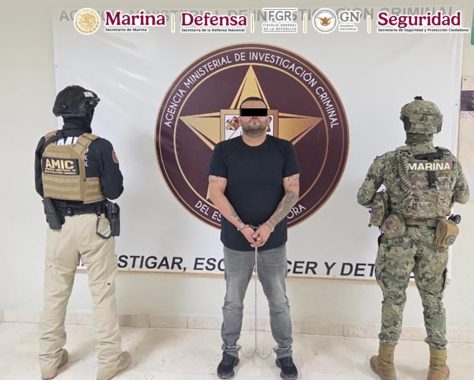 Martín N, detenido en Sonora