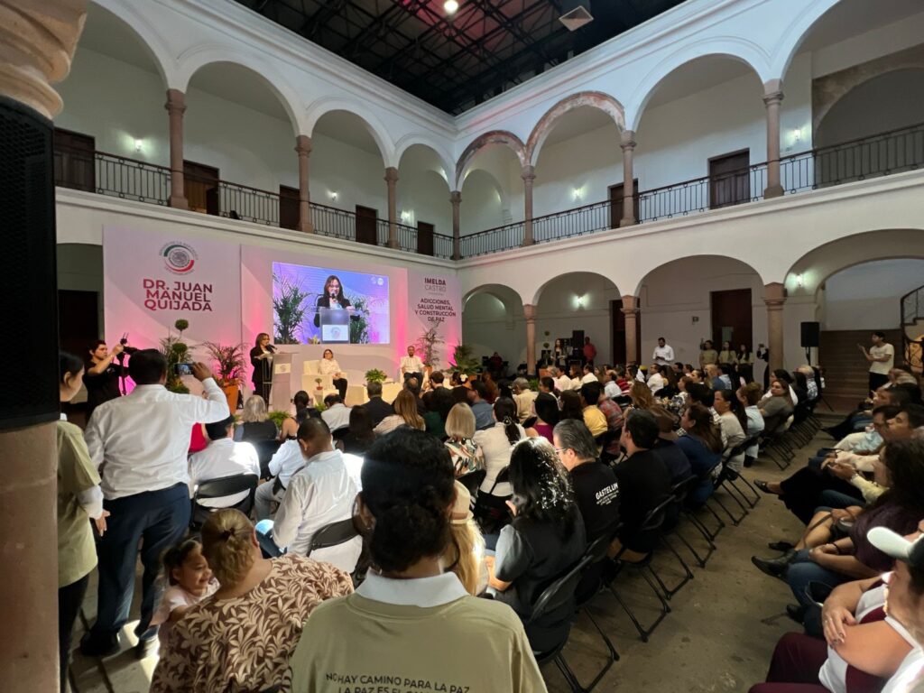 Imelda Castro y Manuel Quijada encabezan conferencia sobre salud mental y paz en Culiacán