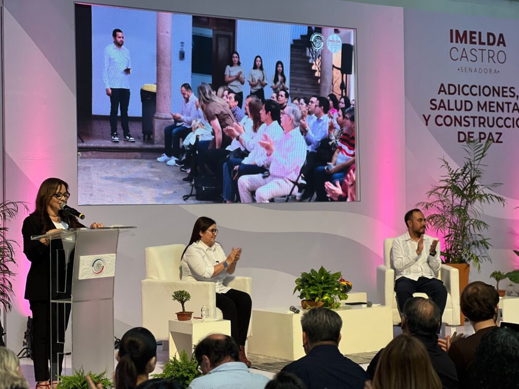 Imelda Castro y Manuel Quijada encabezan conferencia sobre salud mental y paz en Culiacán
