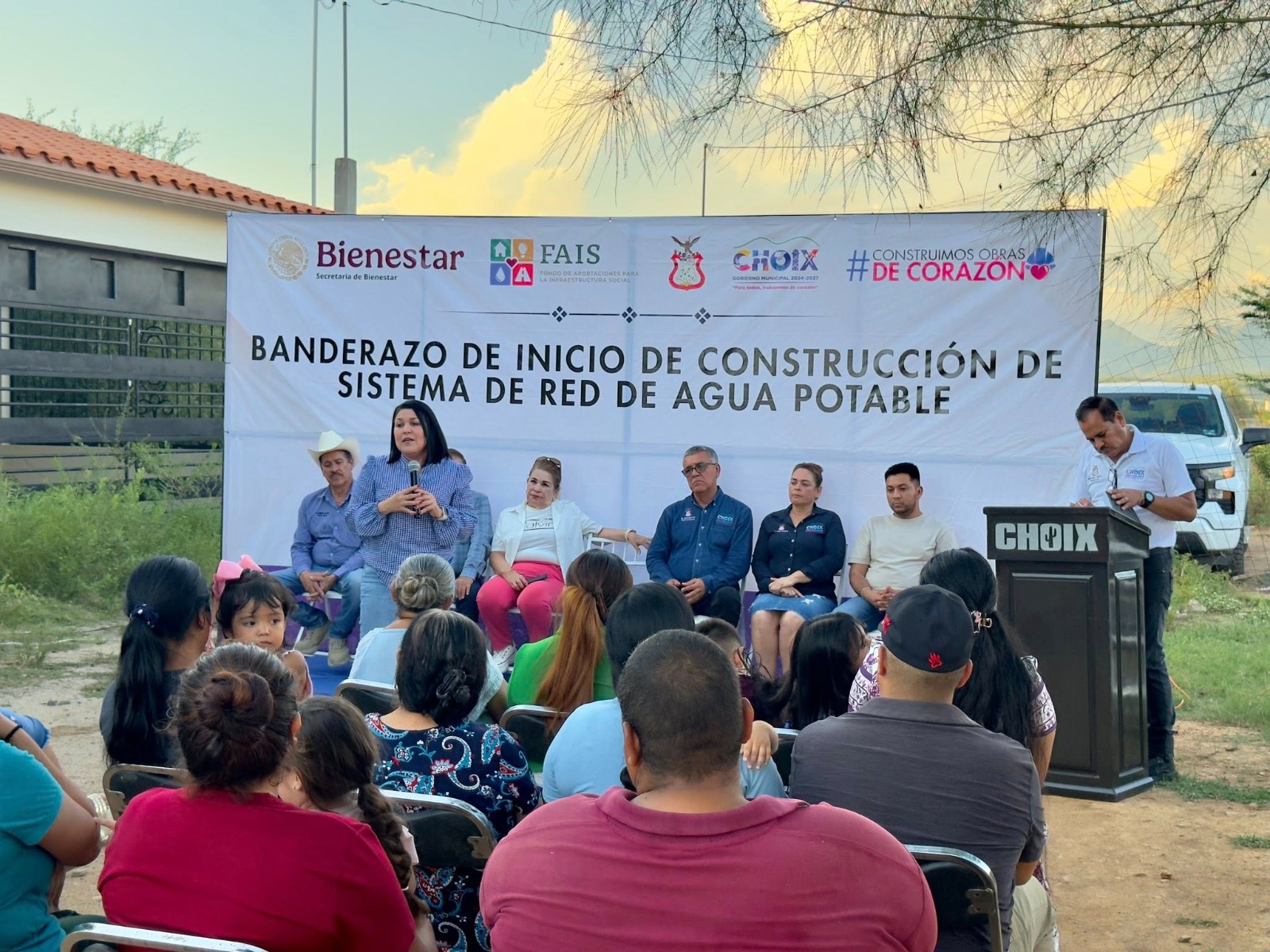 Inicia construcción de nuevo sistema de agua potable en Choix