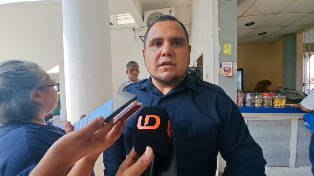 Jaime Othoniel Barrón Valdez, secretario de Seguridad Pública de Mazatlán.