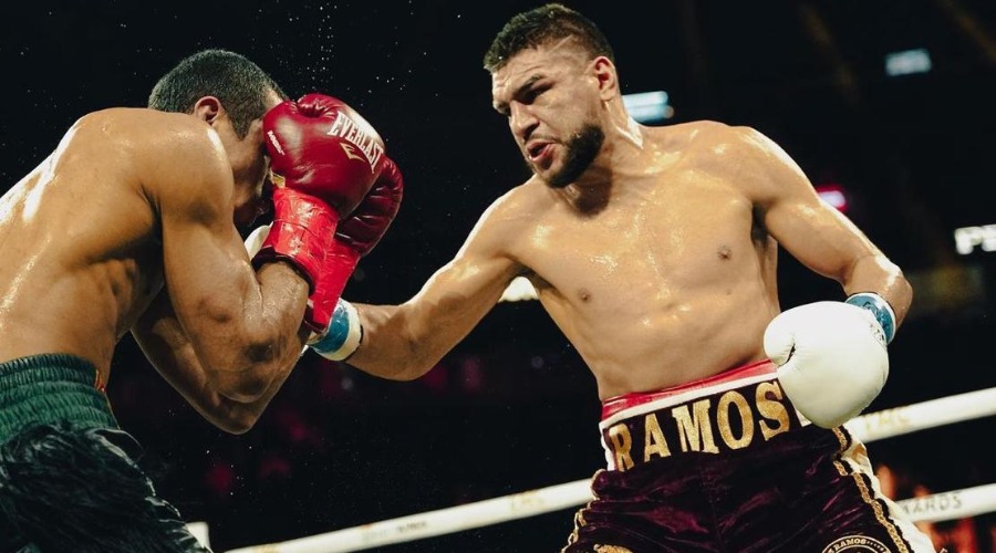 Sinaloense Jesús Ramos en combate.