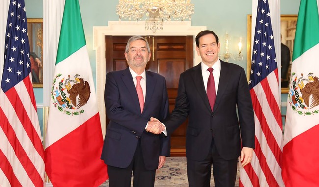 Juan Ramón de la Fuente y Marco Rubio