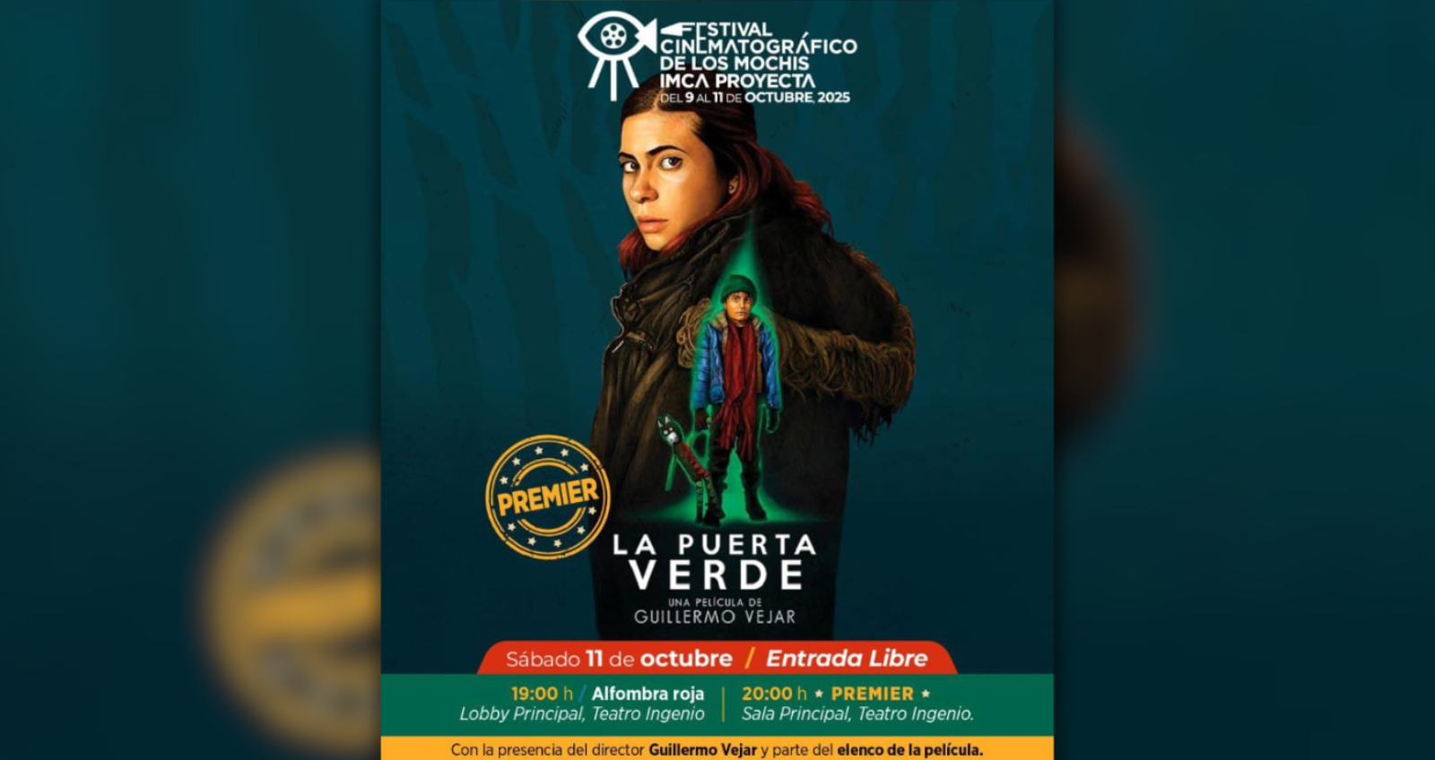 Guillermo Vejar invita a la premier de 