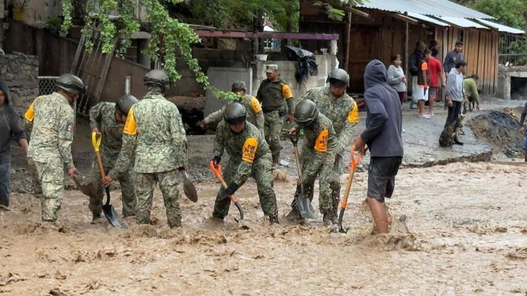 Asciende a 48 el número de personas fallecidas por las fuertes lluvias en México