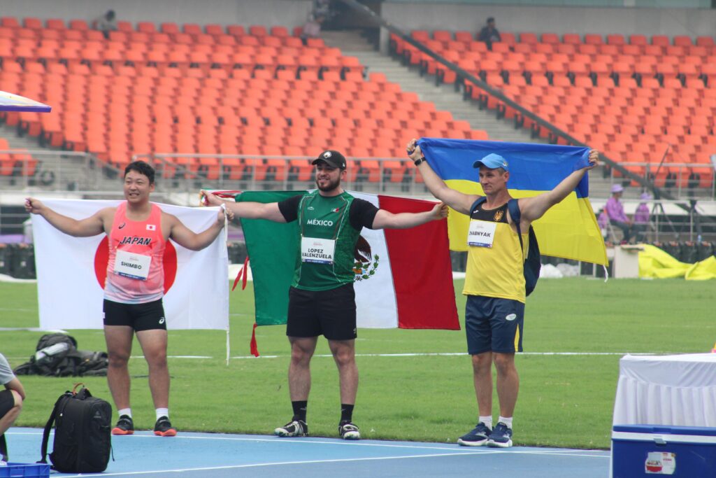 Luis Carlos López ganó la medalla de oro en lanzamiento de disco en el Mundial de Paratletismo en Nueva Deli