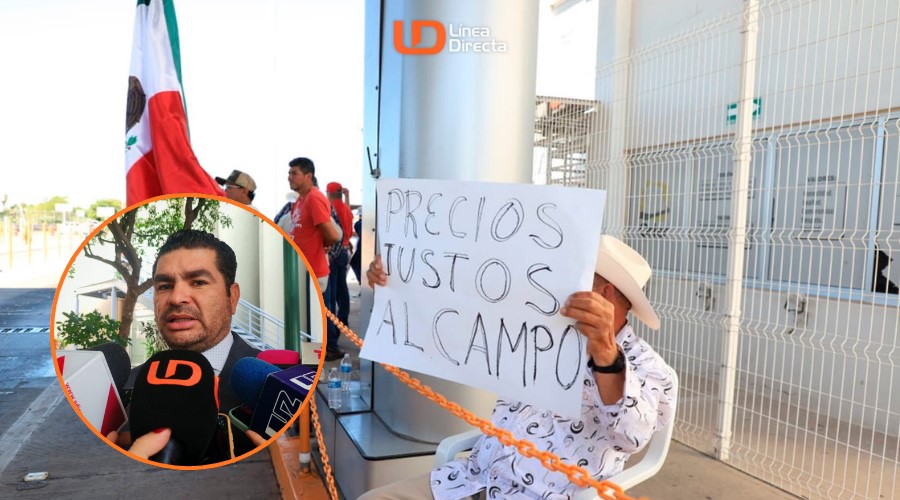 Manifestación de productores agrícolas