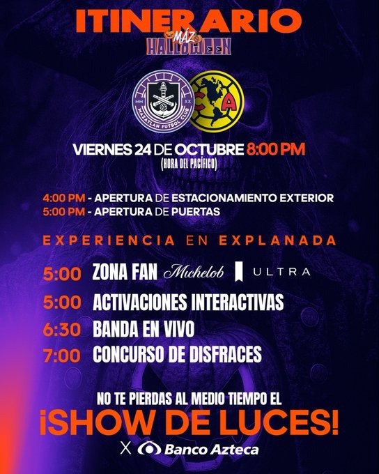 ¿Dónde y a qué hora juegan el Mazatlán FC y el América en la Liga MX?