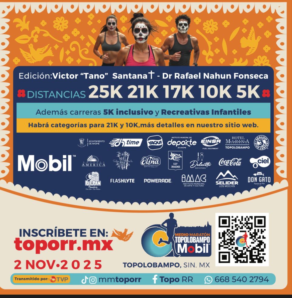 Medio Maratón Mobil Topolobampo 2025