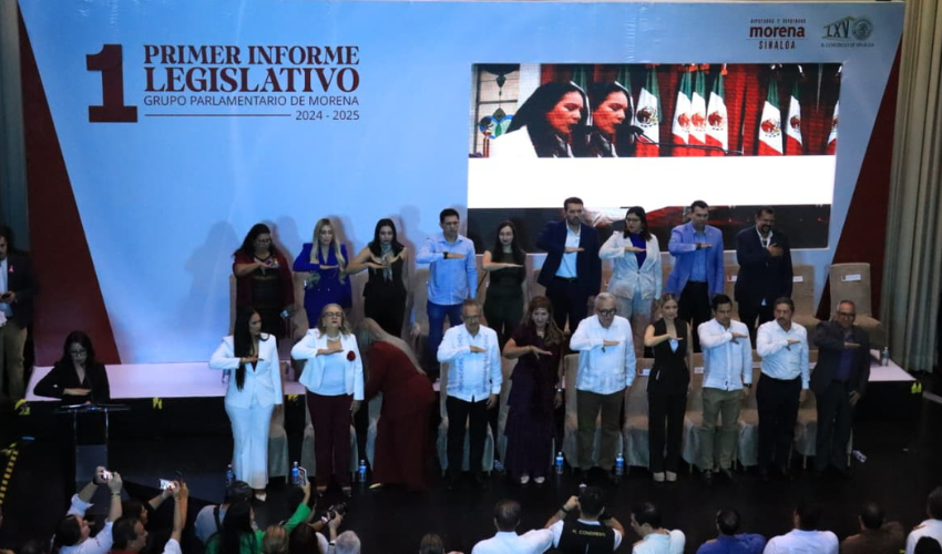 Primer Informe Legislativo del grupo parlamentario de Morena 
