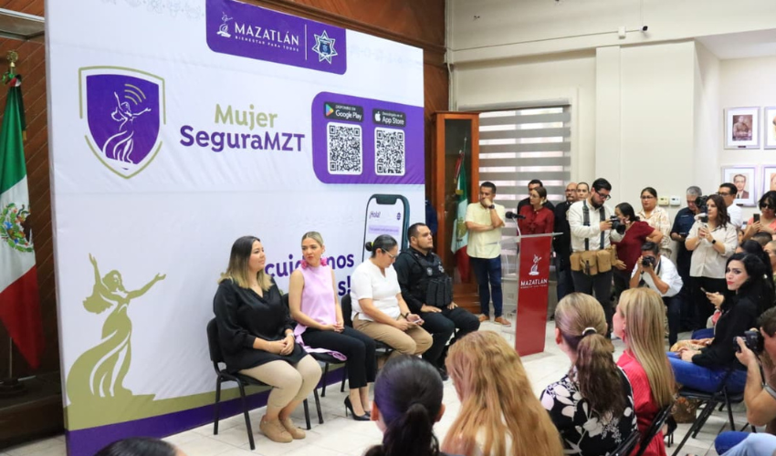Presentan en cabildo de Mazatlán aplicación digital Mujer Segura MZT