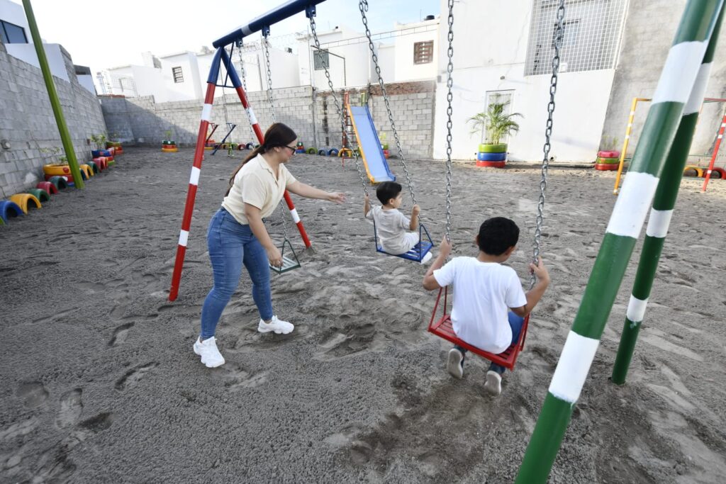 Tienen hasta juegos infantiles: estrenan parque recreativo en Jardines de la Rivera, Mazatlán