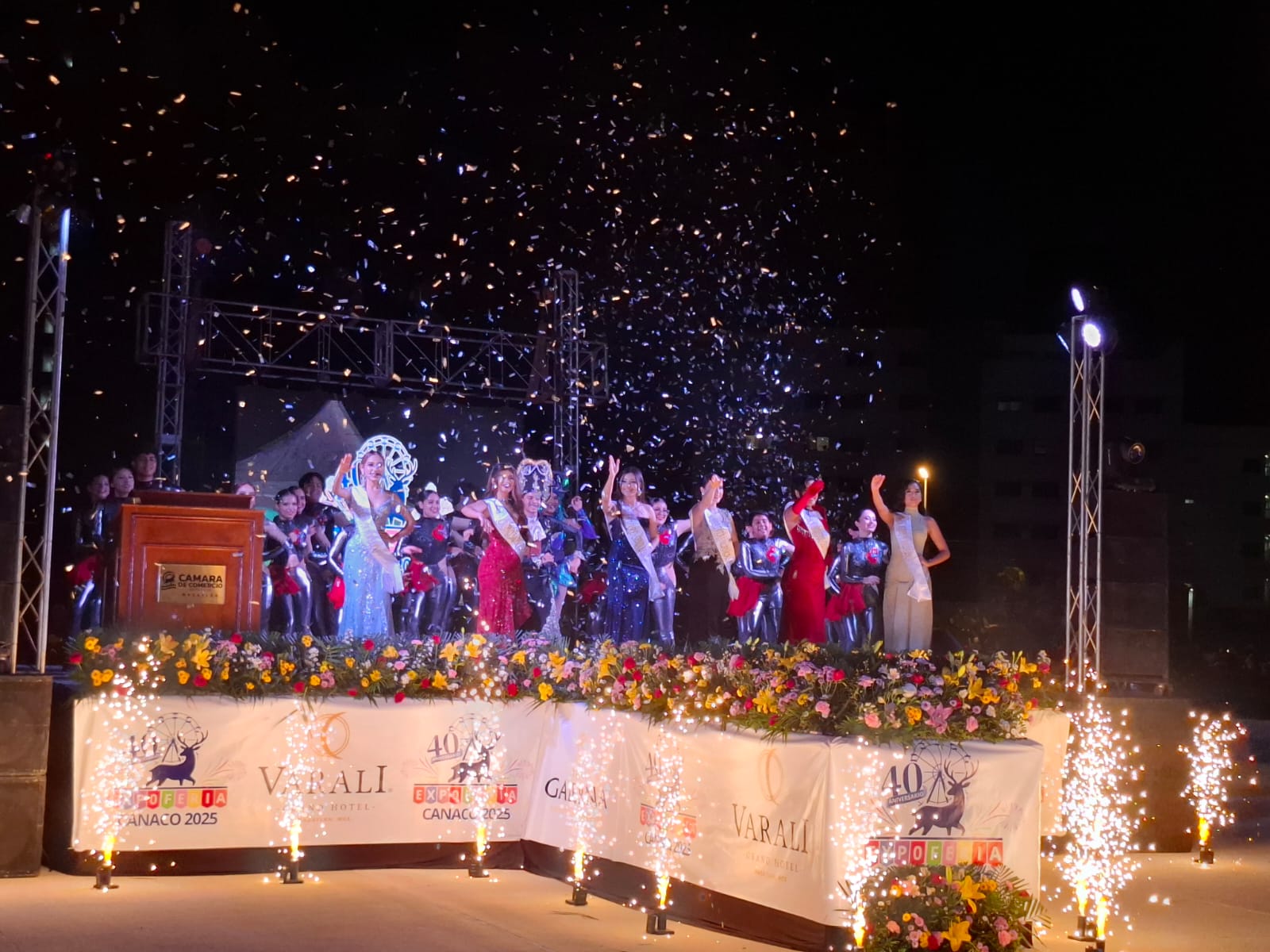 Presentan la edición 40 de la Expoferia Canaco Mazatlán 2025 y sus candidatas a Reina del Comercio