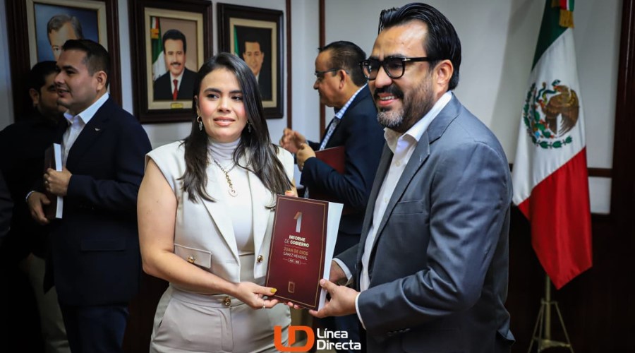 Juan de Dios Gámez Mendívil entrega su Primer Informe de Gobierno