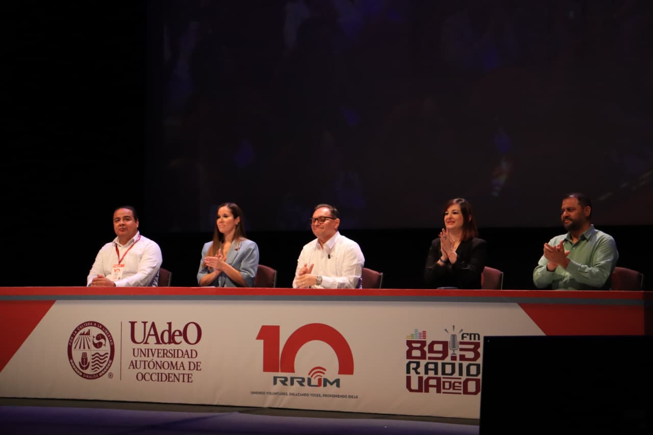 Décimo encuentro de la Red de Radios Universitarias de México llevado a cabo en Mazatlán, Sinaloa.