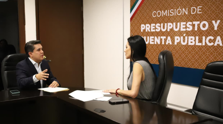 Ricardo Madrid en la Comisión de Presupuesto