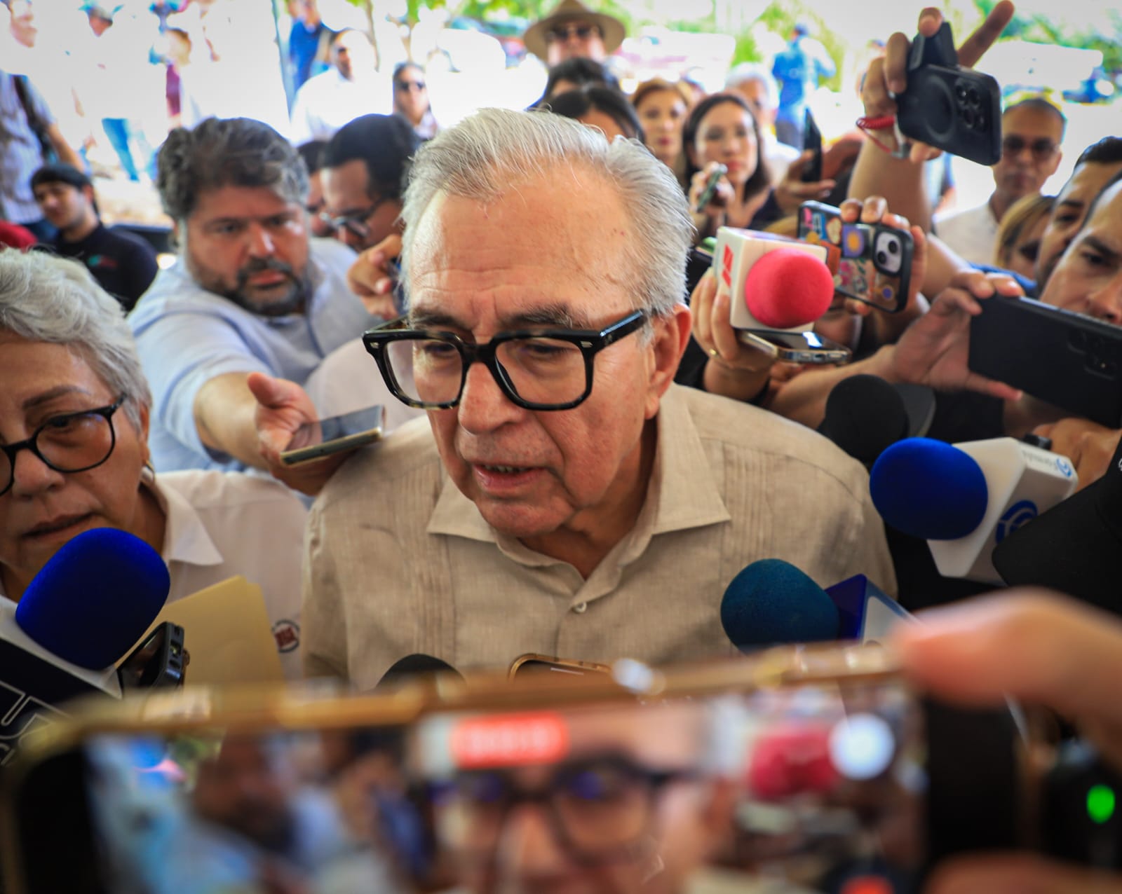 Rubén Rocha Moya, gobernador de Sinaloa.