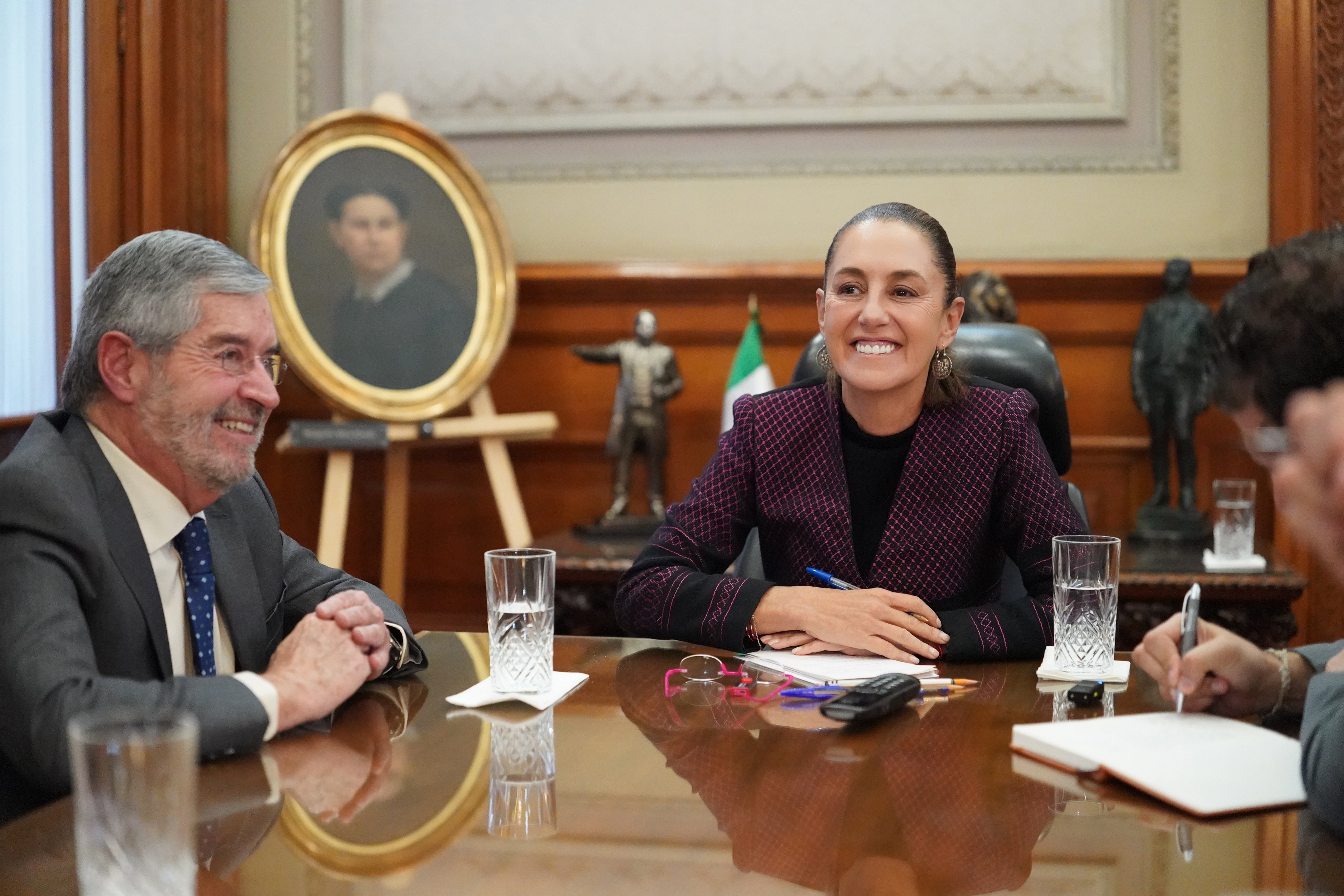 Sheinbaum y Juan Ramón de la Fuente