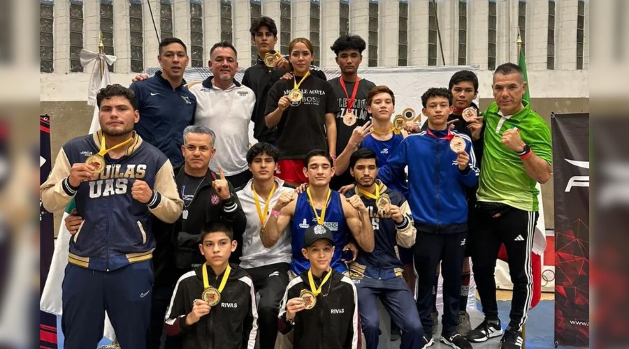 Boxeadores de la delegación Sinaloa
