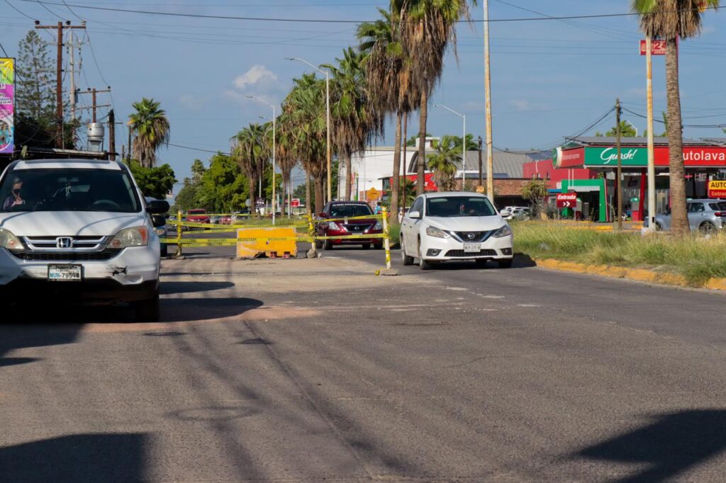 Este es el punto que va permanecer cerrado mientras el concreto da su punto, por lo que se pide tomar precauciones