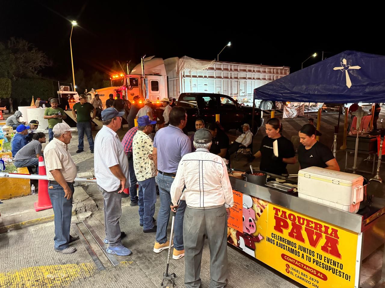 Taquería apoya a productores de la zona norte de Sinaloa con comida