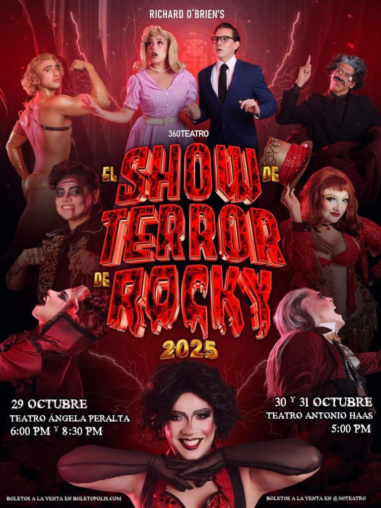 Teatro Ángela Peralta abre sus puertas al terror y el glamour, con El show de terror de Rocky