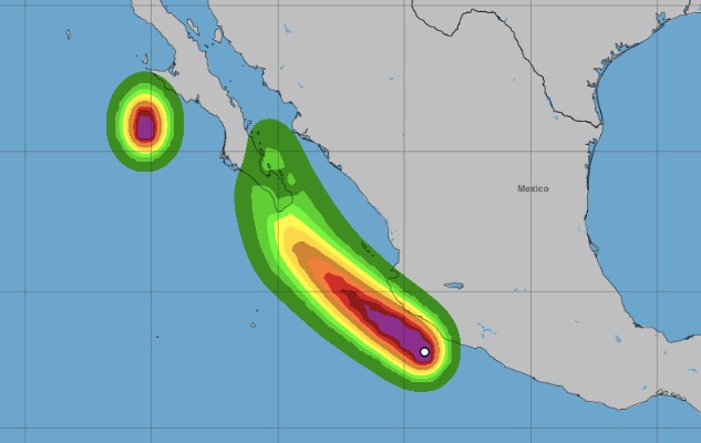 Tormenta tropical Raymond. NHC